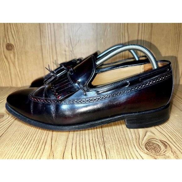 Johnston Murphy Aristocraft Kiltie Tassel Wingtip Loafers Shoes Mens 9.5 main image 7